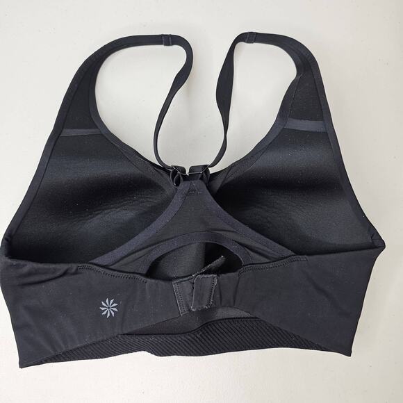 Athleta Women's Advance Bra B-G Size 32D Black & Sunset Orange Activewear Active - Picture 3 of 9